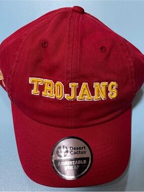 Men’s Trojans Red Adjustable Strap Cap